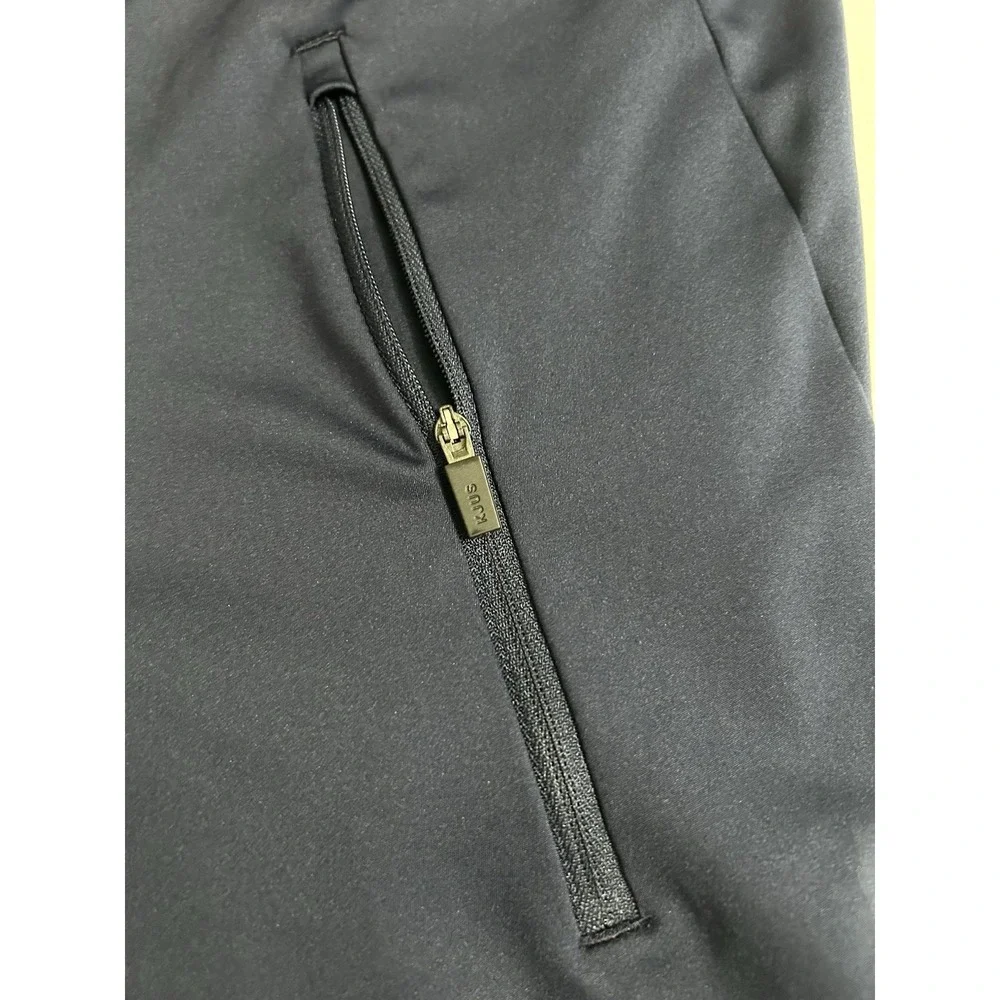 KJUS Men's Performance Quarter Zip Golf Pullover Navy Blue Release‎ Model Large